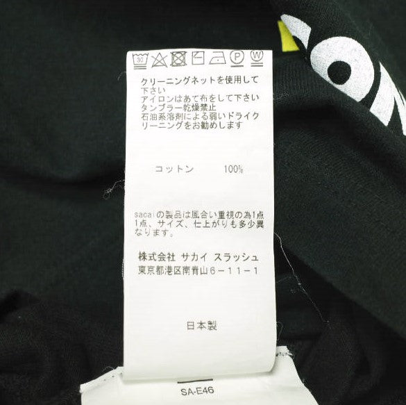 sacai ユニフォーム Tシャツ コットン Tシャツ