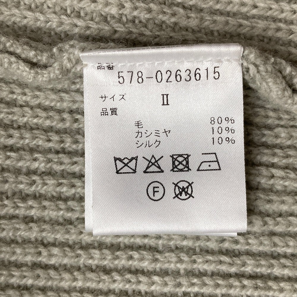 マーガレットハウエル ウールカシミヤシルクVネックニット