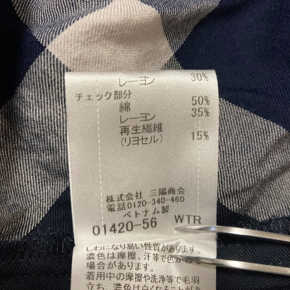 ブルーレーベルクレストブリッジ エアリーツイルロングシャツワンピース