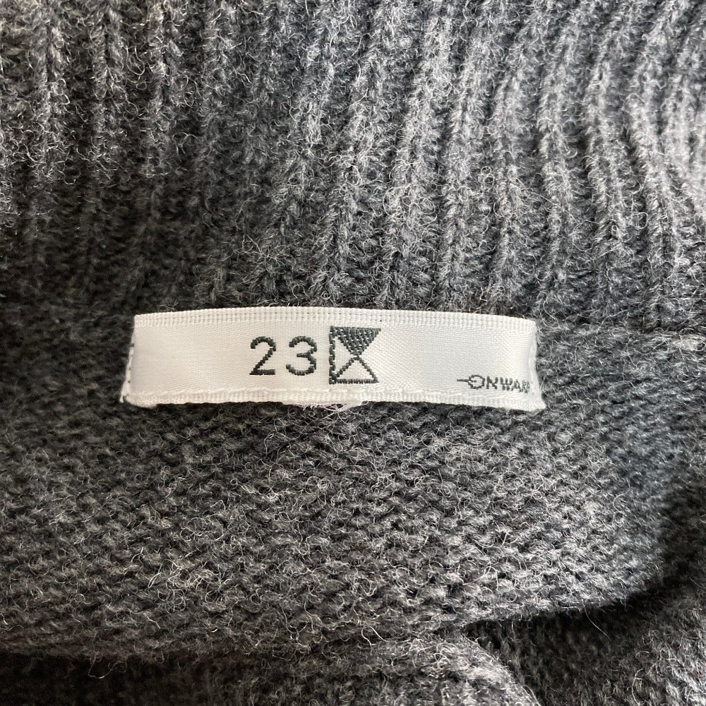 23区 ウールカシミヤハイネックニット