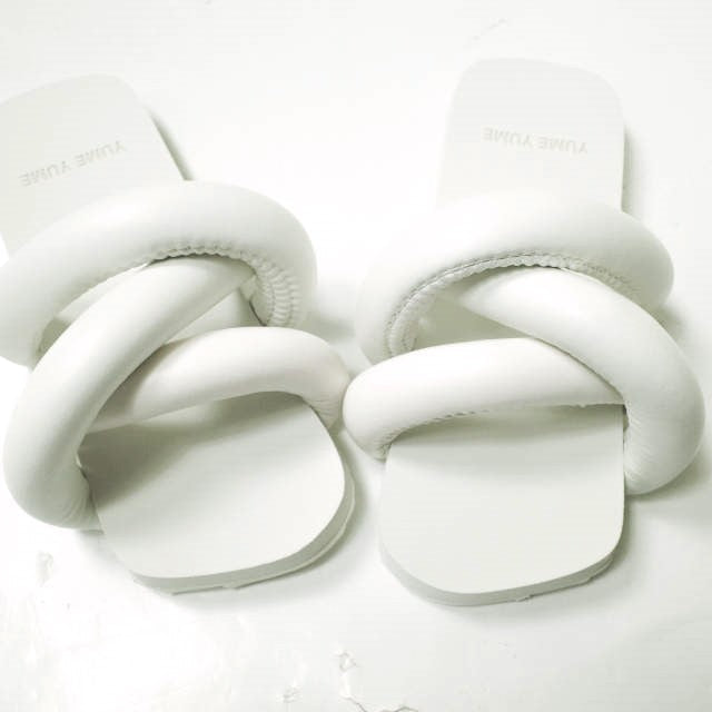 YUME YUME TYRE SLIDE BIO レザー サンダル