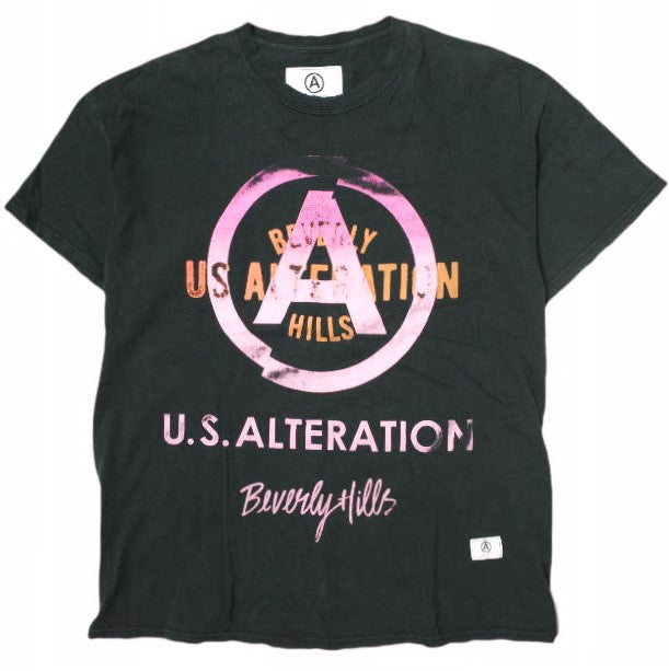 U.S.ALTERATION リミテッド Tシャツ プリント コットン