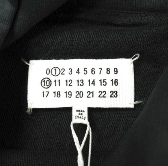 Maison Margiela ロゴ コットン フリース パーカー