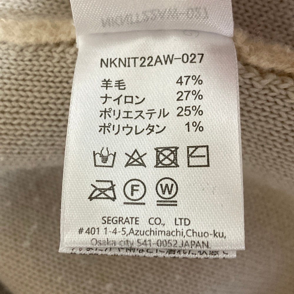 ンニット ニットセーラーカラーセーター