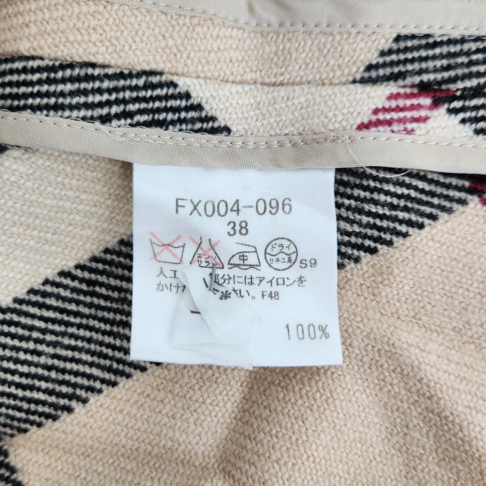 バーバリーロンドン チェックラップスカート