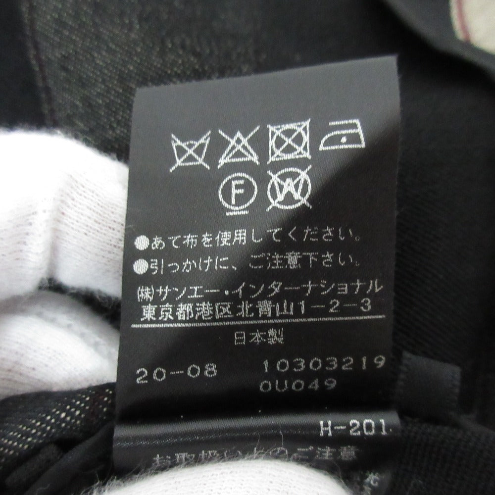 アドーア ウールストライプシャツワンピース