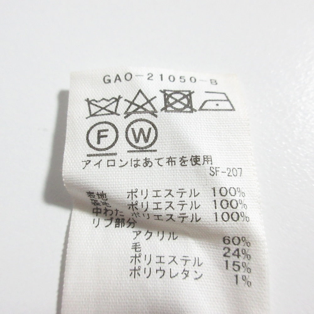 アダムエロペ キルティング中綿ノーカラーコート
