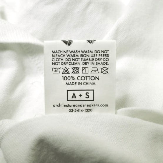 A+S アーキテクチャー アンド スニーカーズ コットン Tシャツ