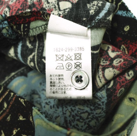 エイチビューティーアンドユース PATCHWORK PRINT WRAP SKIRT ポリエステルスカート