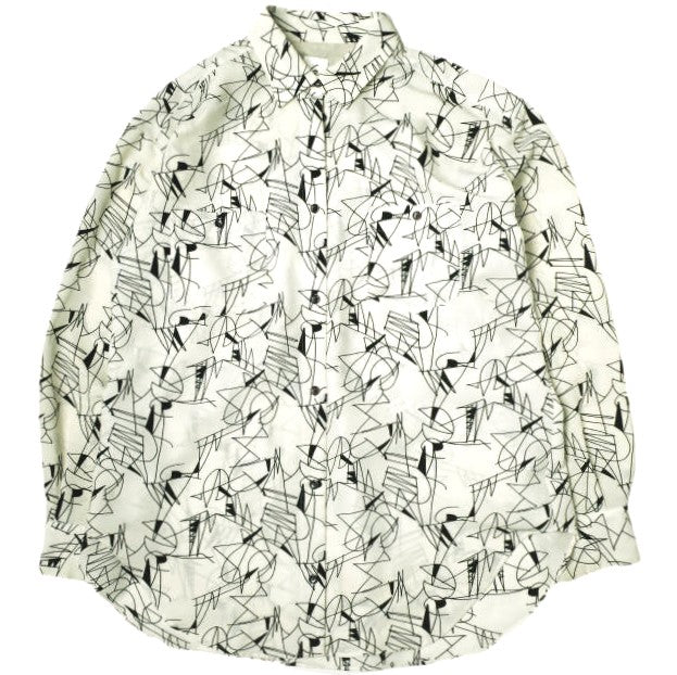 ロクビューティーアンドユースユナイテッドアローズ LINE PRINT シャツ