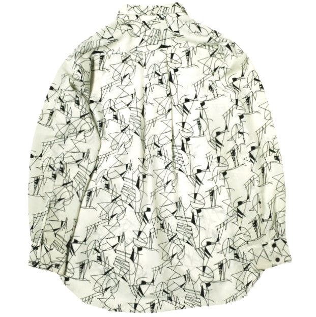 ロクビューティーアンドユースユナイテッドアローズ LINE PRINT シャツ
