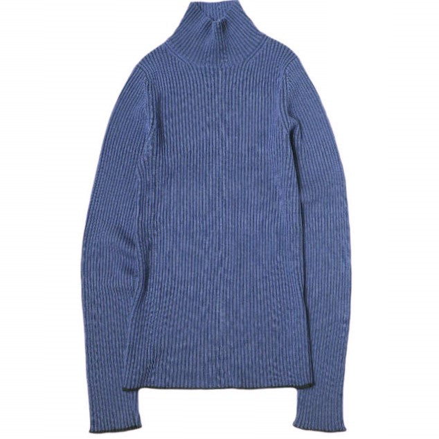 エイチビューティーアンドユース WOOL RAYON リブハイネックニット