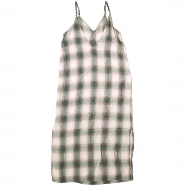エイチビューティーアンドユース OMBRE CHECK CAMISOLE レーヨン ワンピース