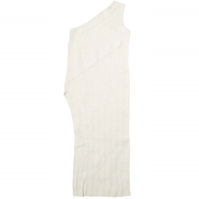 フィーニー RANDOM RIB ONE SHOULDER DRESS ワンピース