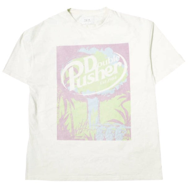 TAIN DOUBLE PUSH x ROYAL FLASH PALM DICE Tシャツ