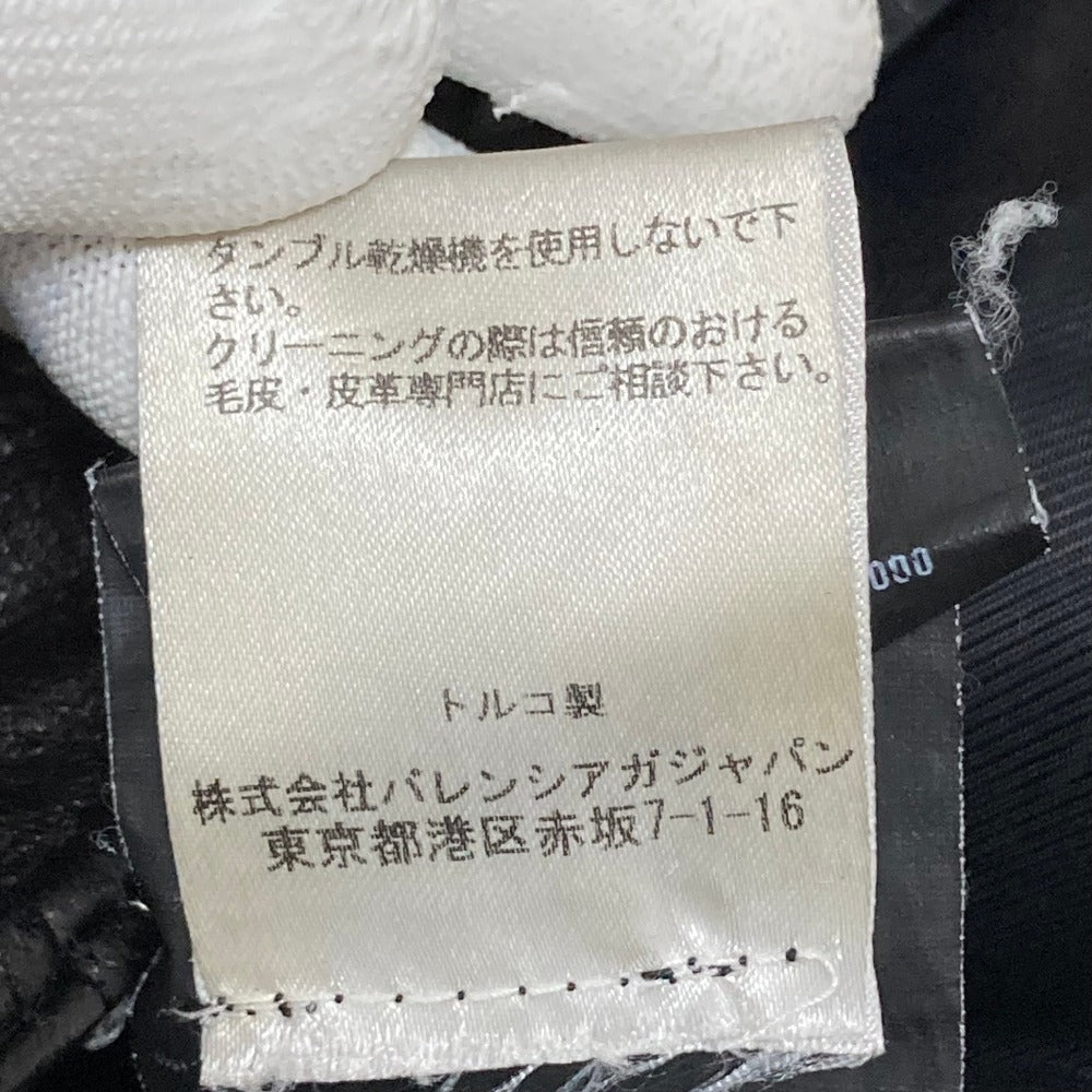 バレンシアガ レザーライダースジャケット