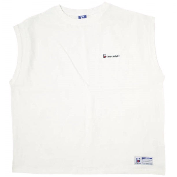 Danke Schon 16OE ノースリーブ ロゴ Tシャツ コットン 限定