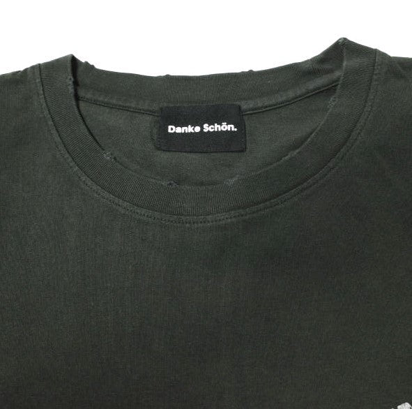Danke Schon ピグメント サークル ロゴ SST コットン Tシャツ