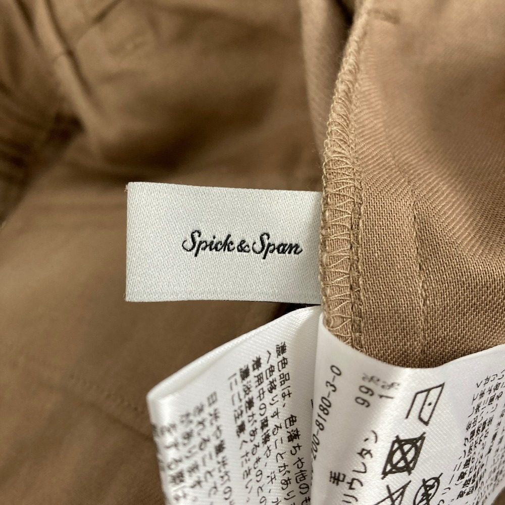 スピックアンドスパン ファインウールストレッチパンツ