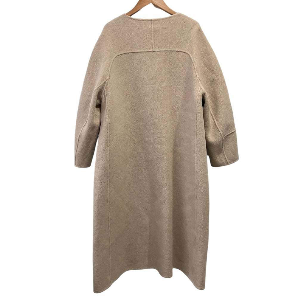ルフィル シルクウールノーカラーコート