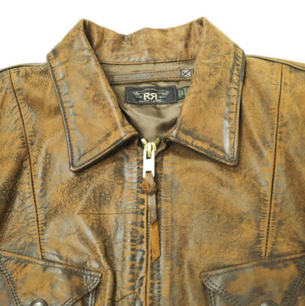 RRL フィッテッド レザー ジャケット