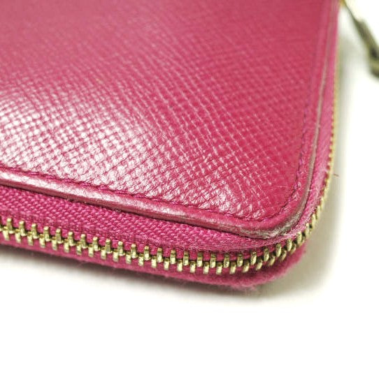 Smythson PANAMA ラージ ジップ アラウンド パース レザー ロング ウォレット