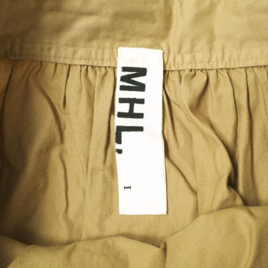MHL. コットン ツイル スカート