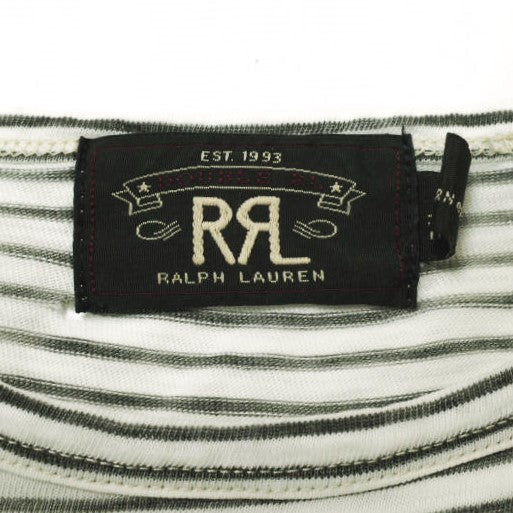 RRL S/S ボーダー ポケット Tシャツ コットン Tシャツ