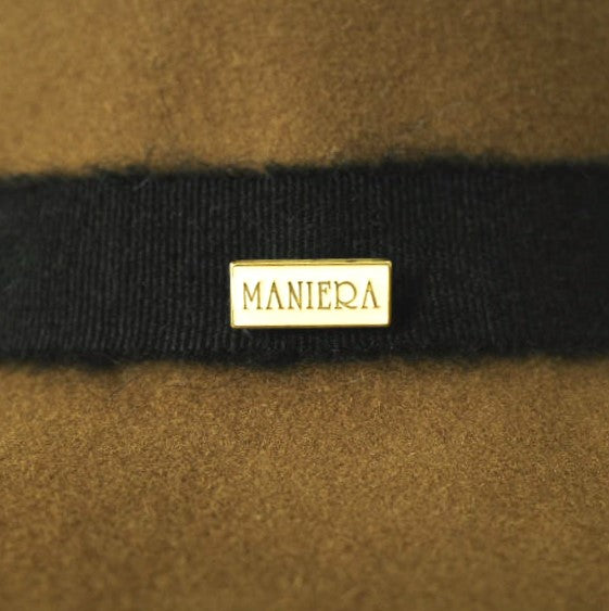 maniera シャギー リボン ウール ハット