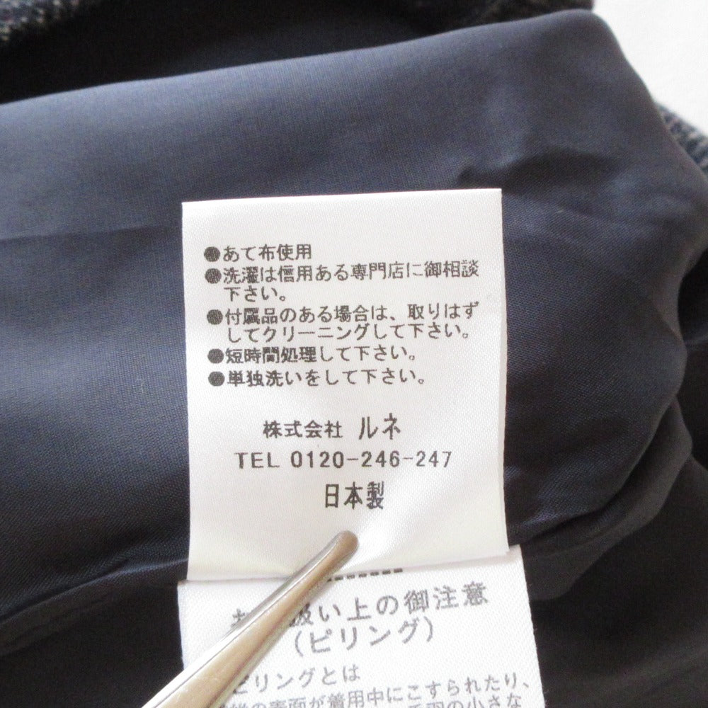 ルネ ツイードクロップドプルオーバーブラウス