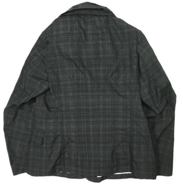 tao COMME des GARCONS チェック×ナイロン タフタ ジャケット