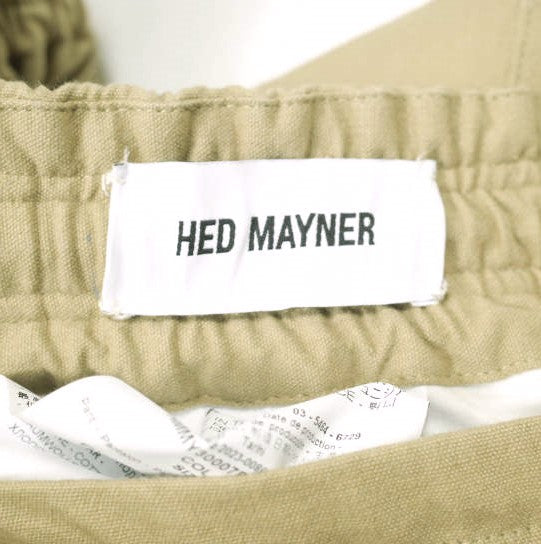 Hed Mayner コンパクト コットン ワイド パンツ