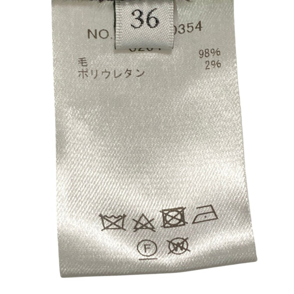 エブール ウールフリンジロングスリーブシャツ