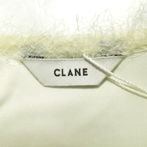 CLANE フラッフィー フリンジ トップス ポリエステル トップス