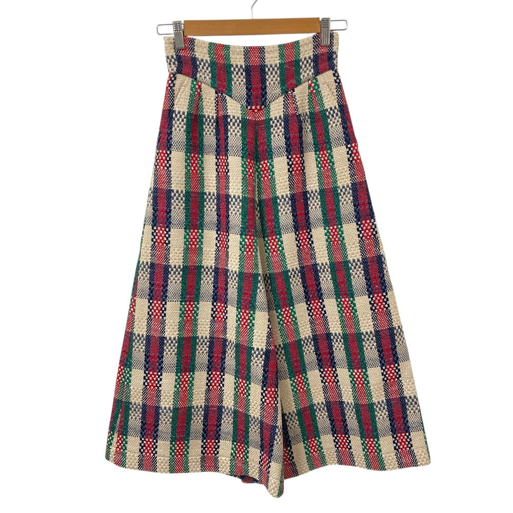 グッチ ツイード ワイドパンツ