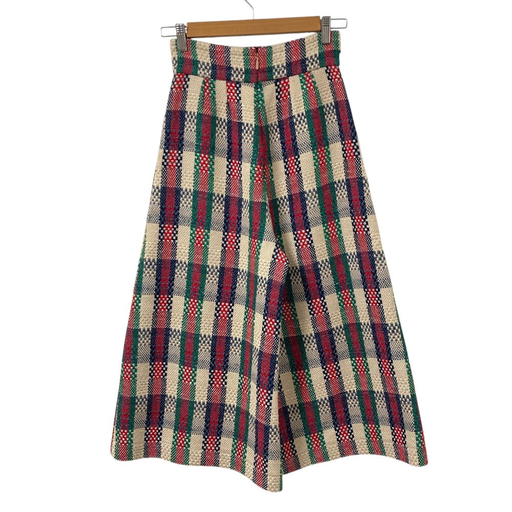 グッチ ツイード ワイドパンツ