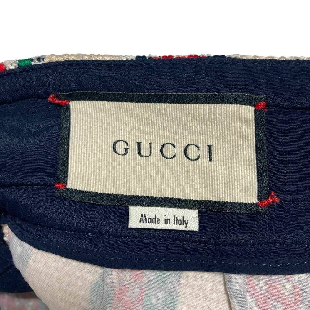 グッチ ツイード ワイドパンツ