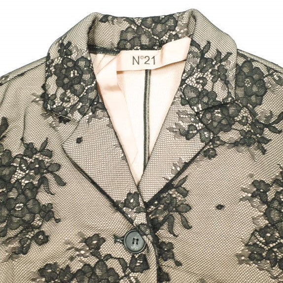 N°21 23SW-L043-4727 刺繍 レース ジャケット