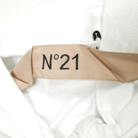 N°21 リボン デザイン コットン トップ