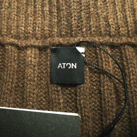 ATON カシミヤ ウール ワイド イージー パンツ