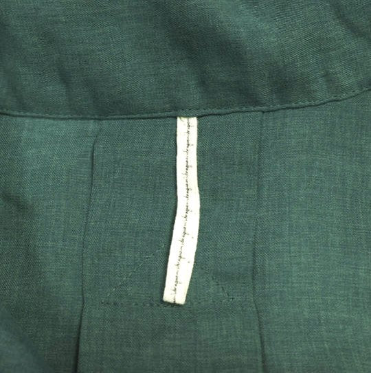 m's braque ソリッド アロハ シャツ ポリエステル シャツ