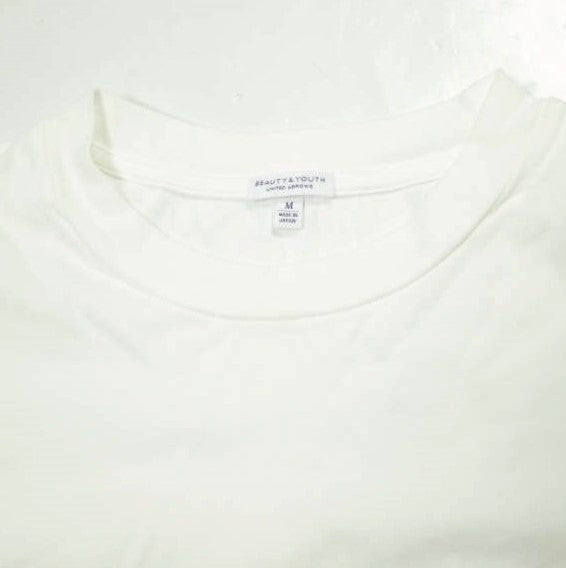 ビューティーアンドユースユナイテッドアローズ コットンワイドクルーネックハーフスリーブTシャツ