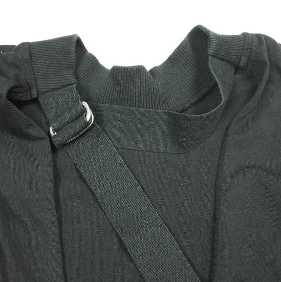 ASTRAET バック オープン ハイ ネック コットン Tシャツ