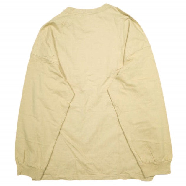 Name. OVERSIZED L/S POCKET TEE コットン 長袖Tシャツ