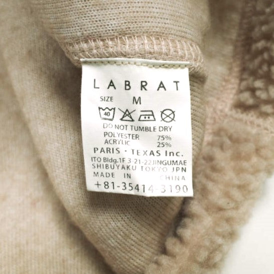 LABRAT ボア フリース アノラック
