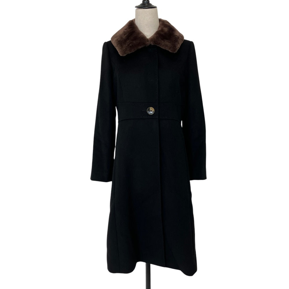 フォクシーブティック Coat Noisette ヌートリアファー カシミヤコート