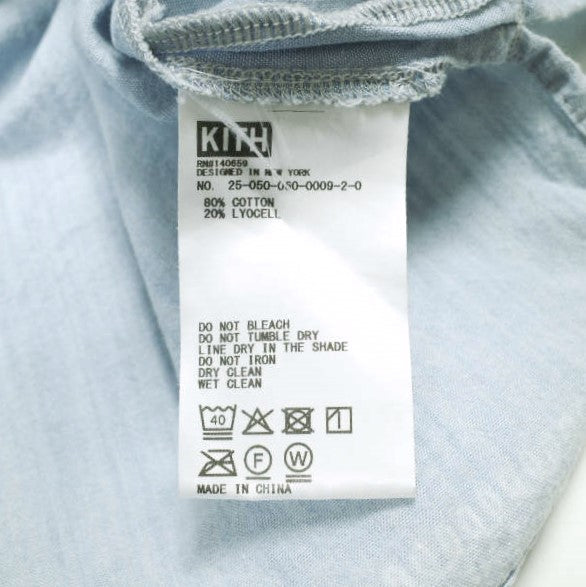 キスニューヨークシティ CHAMBLAY PATERSON SHIRT コットン混 シャツ