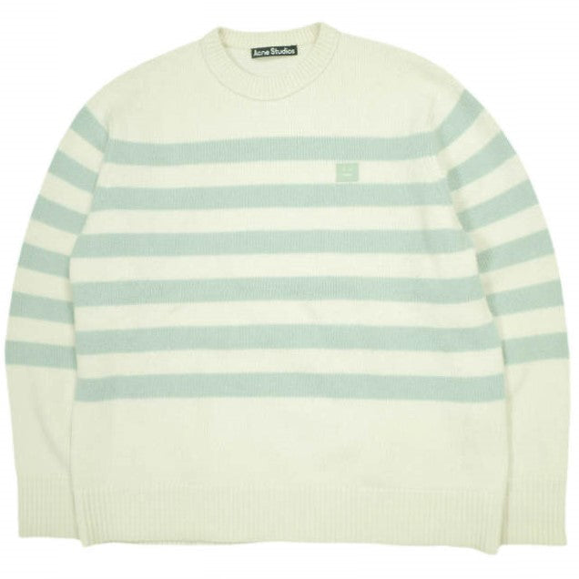 アクネストゥディオズStriped Face Patch Sweater ウールニット