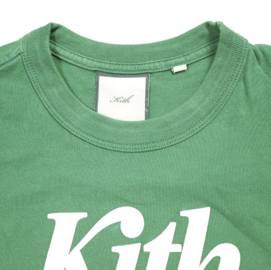 キスニューヨークシティ Swash Logo Vintage Tee コットン Tシャツ