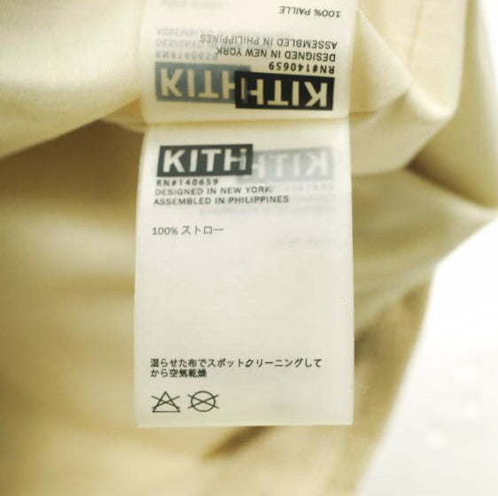 キスニューヨークシティ Straw Tote Bag ストロートートバッグ